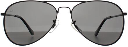 Prive Revaux Aviator Unisex Kaviaar Zwart Grijs Commando Mini
