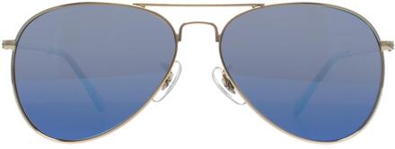 Prive Revaux Aviator Unisex Palladium Blauw Gradiënt Commando Mini Zilver - One Size
