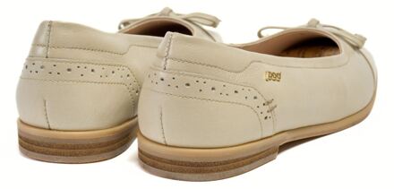 Priya Leren Dames Taupe Ballerina's - EU 40.5 / UK 7