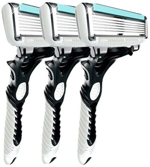 Pro 3 stks/partij DORCO Tempo 6 Sharp Scheermesjes Voor Mannen Scheerapparaat Scheerapparaten Mens Persoonlijke Wegwerp Scheren Scheermes blades
