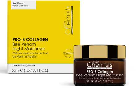 Pro-5 Collageen Bijengif Nachtcrème 50ml x 2 Duo Pack - One Size