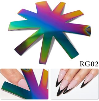 Pro 9 Maten Makkelijk Franse Glimlach Cut V Lijn Amandel Vorm Tips Manicure Edge Trimmer Nail Cutter Acryl Roze Wit franse Nagels Q16709