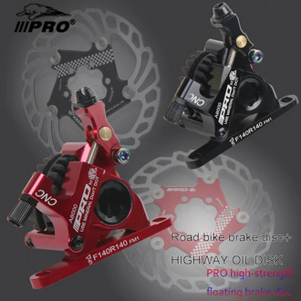 PRO A8000 CNC Line Pull Hydraulic Disc oil pressure Brake caliper Road Disc CX Gravel 140mm 2 Piston Flat mount 105 R8000 R7000