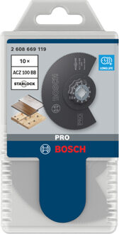 PRO ACZ 100 BB Segmentmes | 100 mm | 10 stuks - 2608669119