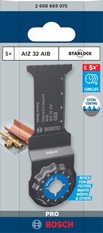 PRO AIZ 32 AIB invalzaagblad | 32 x 50 mm | 5 stuks - 2608669075