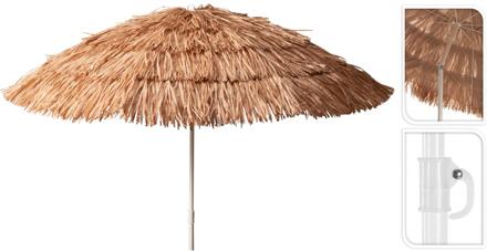 pro Beach Parasol bruin raffia ø180cm