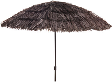 pro Beach Strand / tuin Parasol Hawaii - D170 cm - donkerbruin - kantelbaar/opvouwbaar - verstelbaar