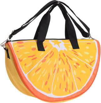 pro Beach Strandtas/sporttas sinaasappel 32 x 50 cm - Strandtassen Oranje