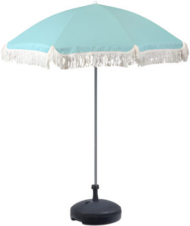 pro Beach tuin Parasol Bali - D180 cm - blauw - waterafstotend - incl parasolvoet