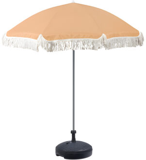 pro Beach tuin Parasol Bali - D180 cm - geel - waterafstotend - incl parasolvoet