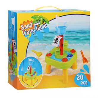 Pro Beach zand- en watertafel piraten 20-delig