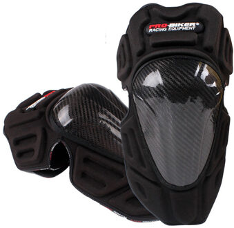 PRO-BIKER Motorfiets Koolstofvezel Kneedpads Elbow & Knee Pads Protectors Guards Motocross Apparatuur Knie Bescherming Gear ELBOW PADS