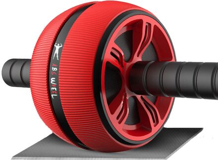 Pro Buik Wiel Roller Buikspier Trainer Gym Oefening Apparatuur Body Shaper Building Ab Rollers Workout Apparatuur rood B