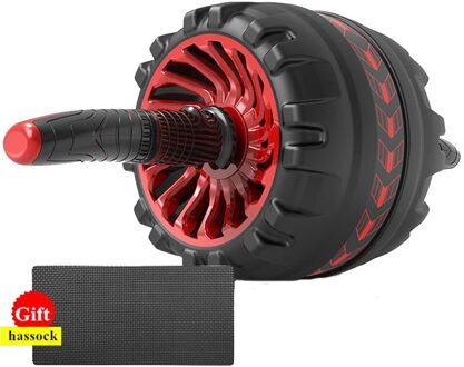 Pro Buik Wiel Roller Buikspier Trainer Gym Oefening Apparatuur Body Shaper Building Ab Rollers Workout Apparatuur rood