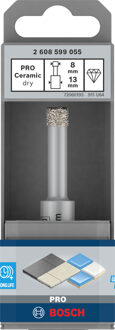 PRO Ceramic dry diamantboor | 8 x 33 x 13 mm - 2608599055