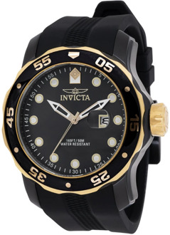 Pro Diver Quartz Horloge Invicta Watches , Black , Heren - ONE Size