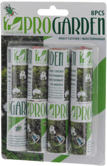 Pro Garden 16x Insecten/vliegen vang plakstrips in koker