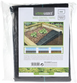 Pro Garden Anti-worteldoek - 2x5m - 100gr/m2 Zwart