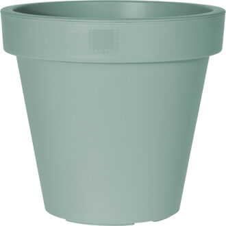 Pro Garden Bloempot - mintgroen - rond - D35 cm - kunststof - plantenpot - tuin buiten