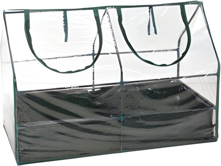 Pro Garden broeikas/kweekkas - 130 x 65 x 85 cm - incl bodem - staal - moestuin - tuinieren