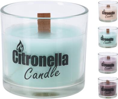 Pro Garden Citronella kaars in glazen pot verschillende