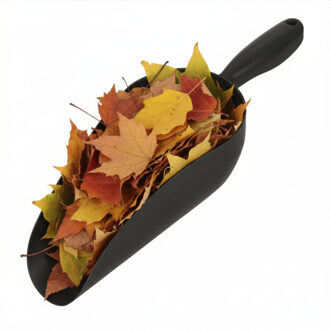 Pro Garden Dakgootschep - kunststof - donker grijs - handschep - schepje - 33 cm