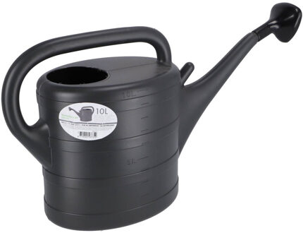 Pro Garden Gieter - antraciet - kunststof - 10L - Met sproeikop