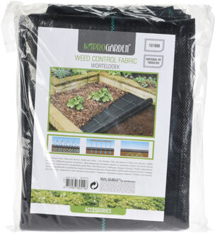 Pro Garden Gronddoek/worteldoek - anti onkruid - tuin - 100 x 1000 cm - zwart