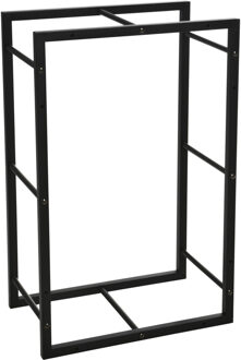 Pro Garden Haardhout/houtblokken opslag rek - metaal - 45 x 28 x 70 cm