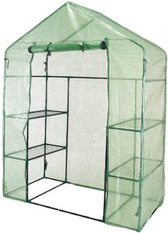 Pro Garden Kweekkas/broeikas met 4 planken 73 x 143 x 195 cm