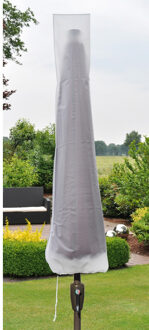 Pro Garden Parasol beschermhoes - 2x - wit - D200 cm - afdekhoes - waterdicht - parasolhoes