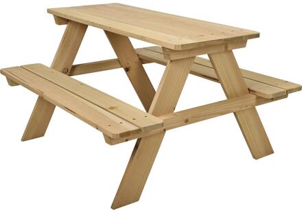 Pro Garden Picknicktafel voor kinderen hout 89x79
