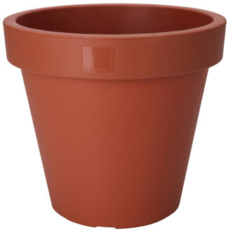 Pro Garden Plantenpot/bloempot Terras Master- dubbelwandig kunststof - terracotta - D60 x H55 cm