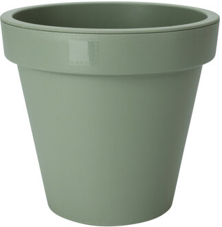 Pro Garden Plantenpot/bloempot - Tuin buiten - kunststof - groen - D35 cm - Plantenpotten