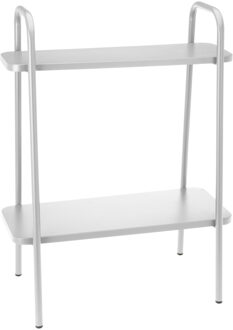 Pro Garden Plantenrek/plantentafel - lichtgrijs - metaal - 50 x 26 x 66 cm - binnen en buiten
