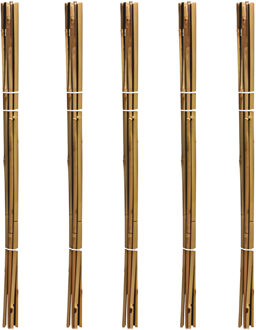 Pro Garden Plantenstokken - 50x - bamboe - H79 cm - plantensteun - bamboestokken/tonkinstokken