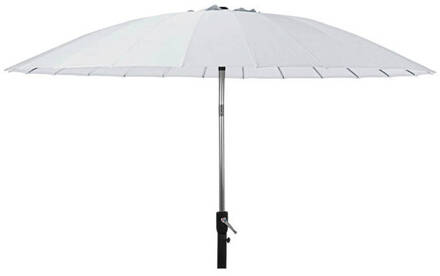 Pro Garden Premium Parasol Shanghai Wit - Dia 270 Cm