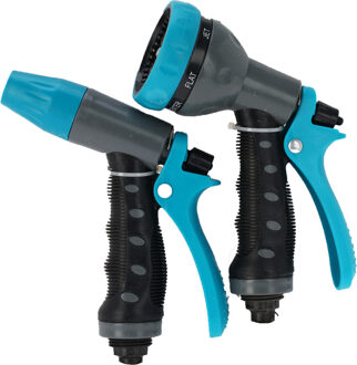 Pro Garden Sproeikop tuinslang set - 2-delig - spuitpistool en broeskop - 7 standen