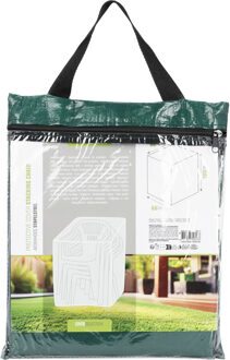 Pro Garden Stapelstoelhoes - donker groen - polyester - 68 x 68 x 105 cm - waterdicht - stoelhoes