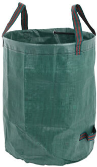 Pro Garden Tuinafvalzak - opvouwbaar - groen - 125 liter - bladeren opruimen