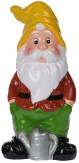 Pro Garden Tuinkabouter - met gieter - keramiek - 20 cm