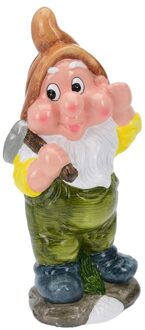 Pro Garden Tuinkabouters met bruine muts 30 cm