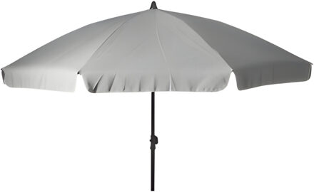 Pro Garden Tuinparasol Kreta - D200 cm - grijs - zonwering - kantelbaar - parasol - met hoes