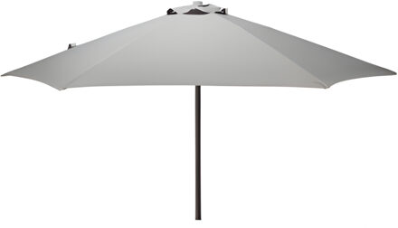 Pro Garden Tuinparasol Menorca - D230 cm - grijs - zonwering - kantelbaar - parasol - met hoes