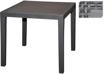 Pro Garden Tuintafel King 80x80cm antraciet