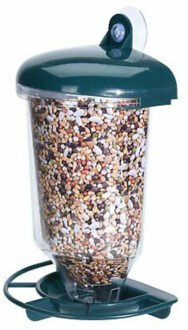 Pro Garden Vogelvoedersilo - raambevestiging - 10 x 19 cm - voederhuisje