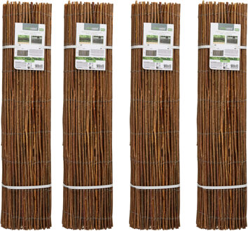 Pro Garden Wilgscherm / wilgmat - 10 meter - bruin - tuinscherm / schutting