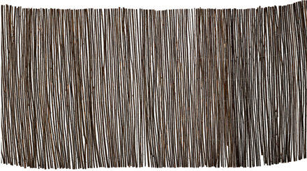 Pro Garden Wilgscherm / wilgmat - L250 x H75 cm - bruin - tuinscherm / schutting