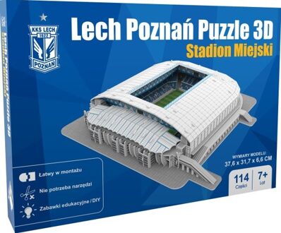 Pro-Lion 3D-puzzel Lech Poznan 37,6 cm foam wit 115-delig