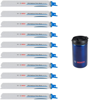 PRO Medium-Thick Metal precise S1137BEF Reciprozaagbladen (10 stuks) | + Isotherm Mok | 225mm - 0615997675